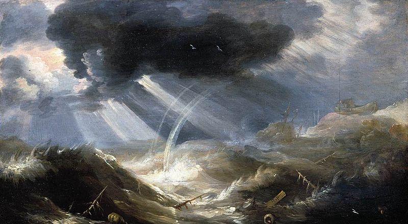 Bonaventura Peeters The Great Flood France oil painting art